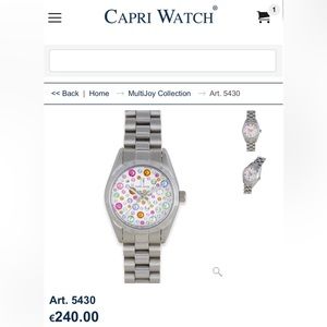 Capri Watch Art. 5430 - new women’s stainless steel watch from Italy